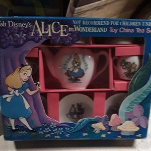 Vintage Disney Alice in Wonderland Mini Tea Set